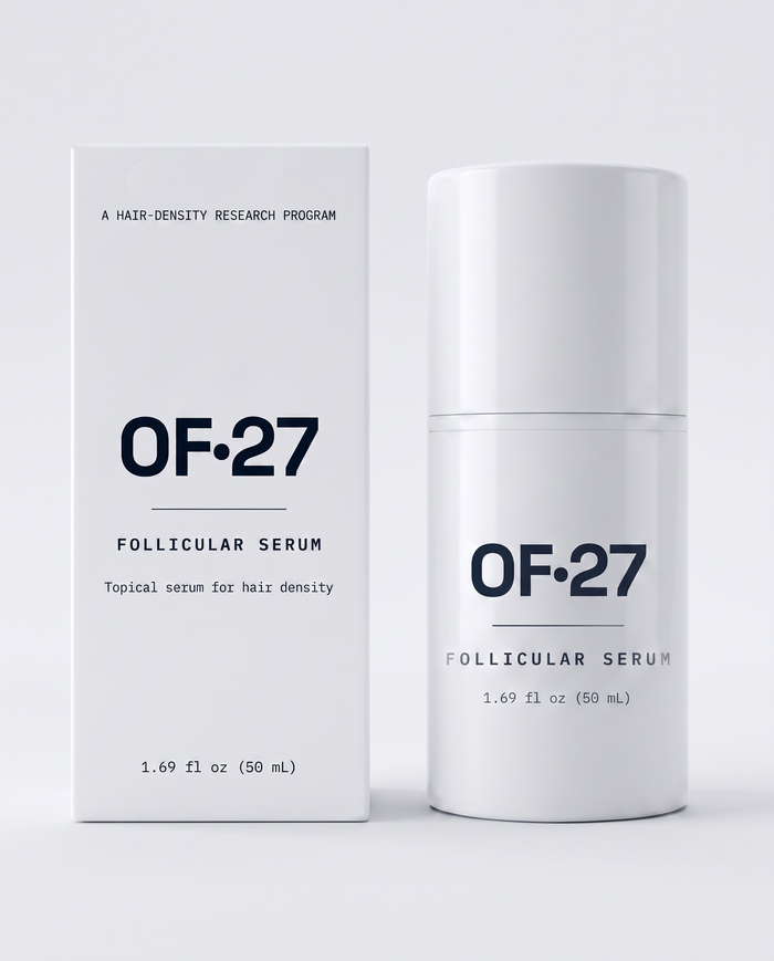 OF·27 Follicular Serum, 50 mL bottle with its carton