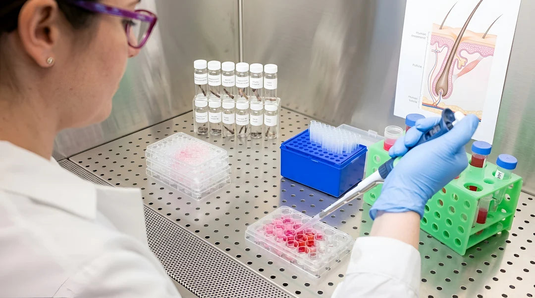 Clinical laboratory — hair growth factor research
