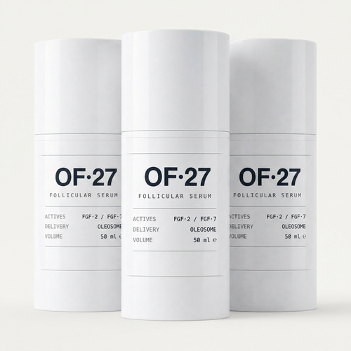 OF·27 — the protocol, three 50 mL airless pump bottles (3-bottle pack)