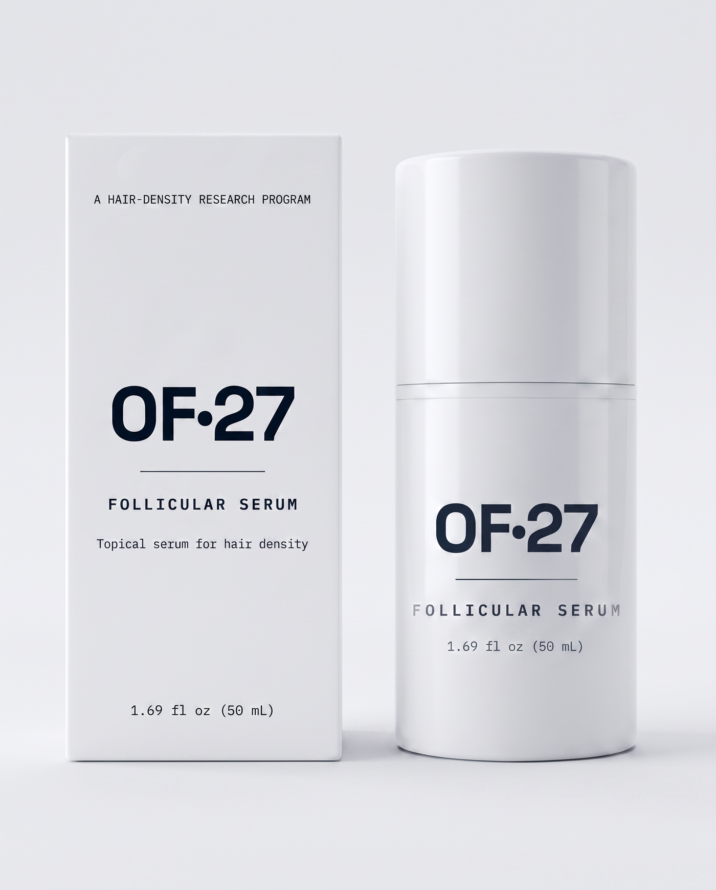 OF·27 Follicular Serum, 50 mL bottle with its carton