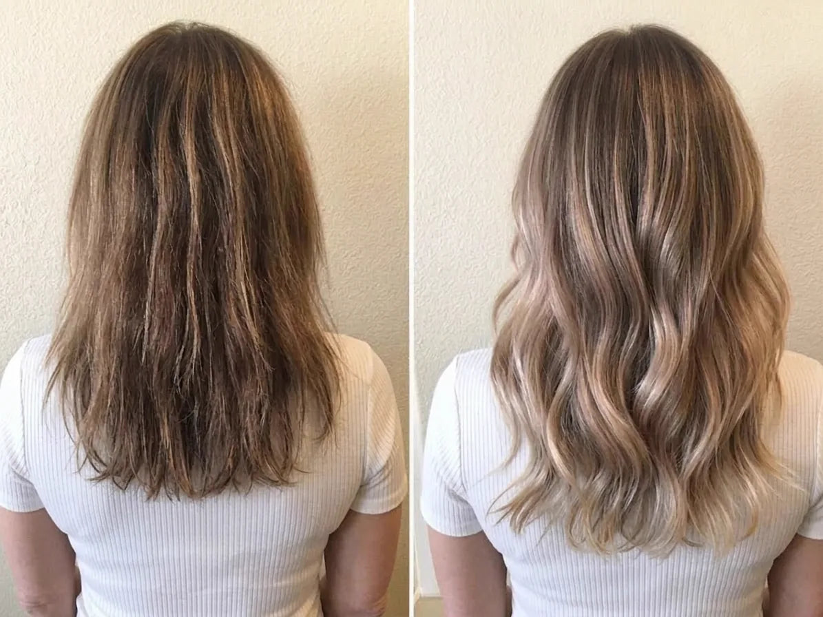 Hair transformation result